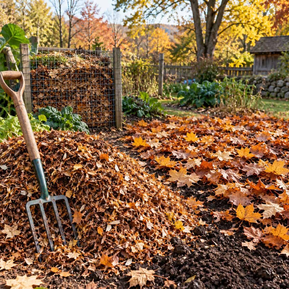 best way to use fall leaves