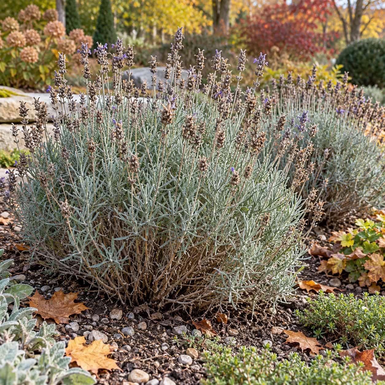 lavender in late fall