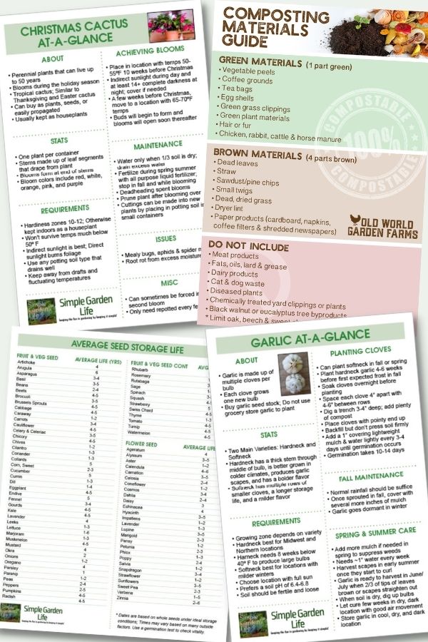 SGL Gardening Guide Samples