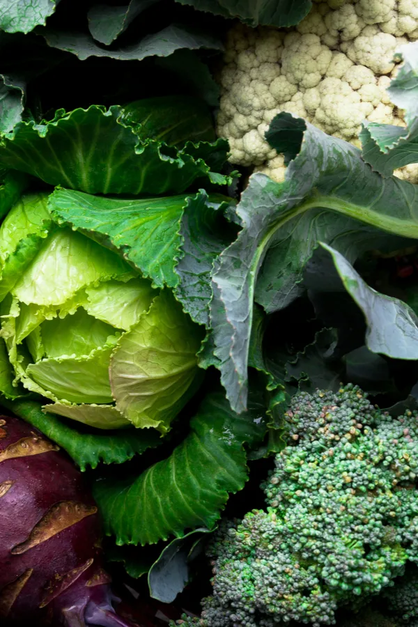 A group of brassicas