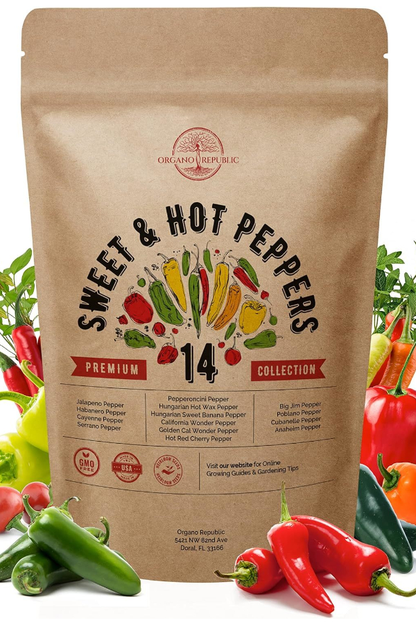 sweet and hot pepper seeds