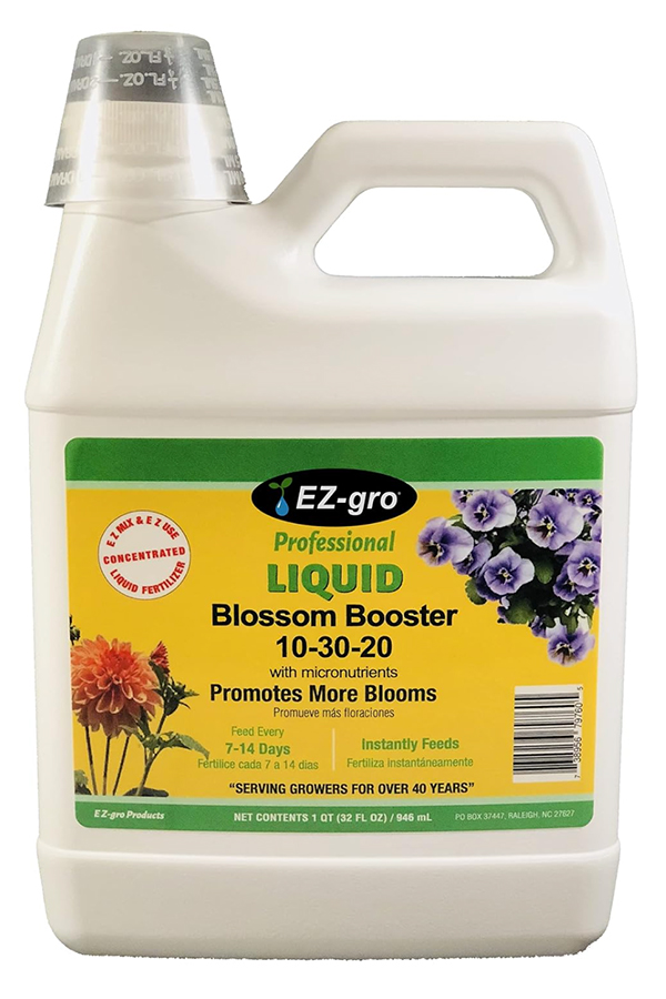 EZ-gro liquid fertilizer for impatiens