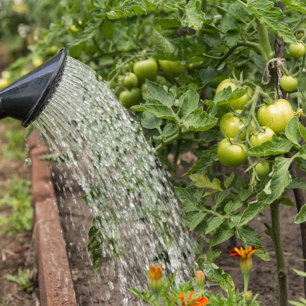 best way to water tomato plant