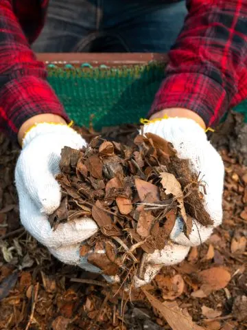 turn leaves into compost fast