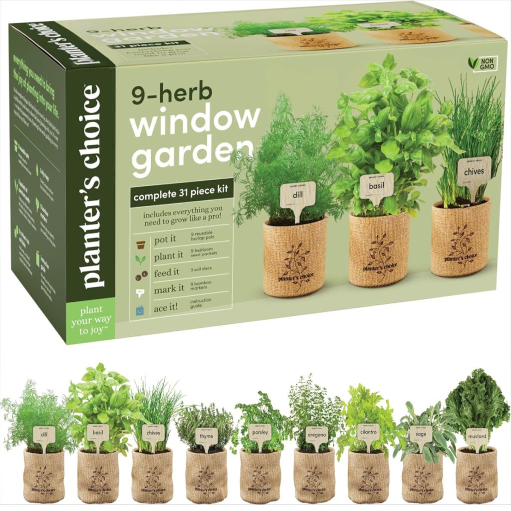 window herb garden kit