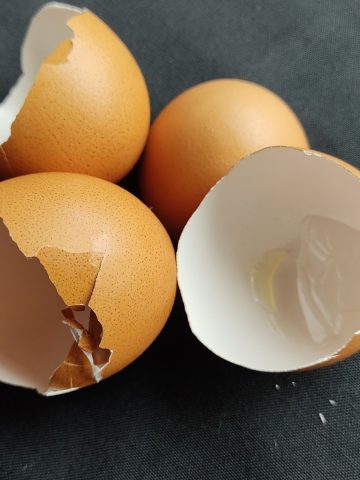 safe and simple way to save egg shells