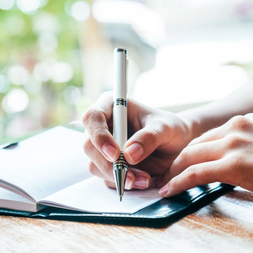 garden journal in the winter