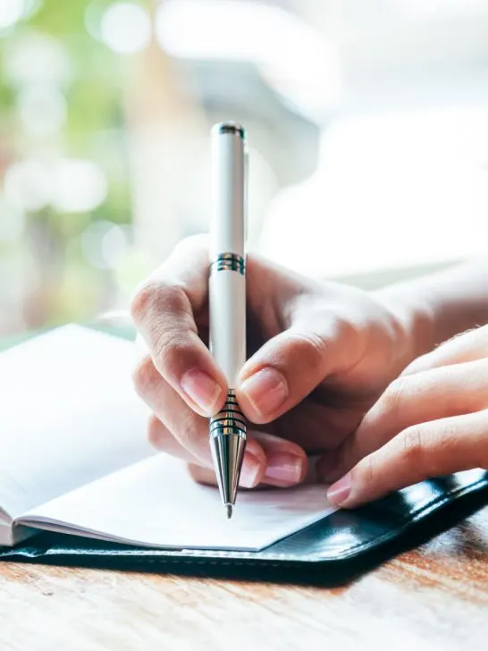 garden journal in the winter