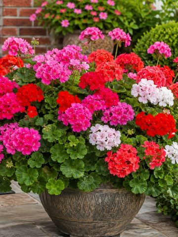 bring geraniums back to life