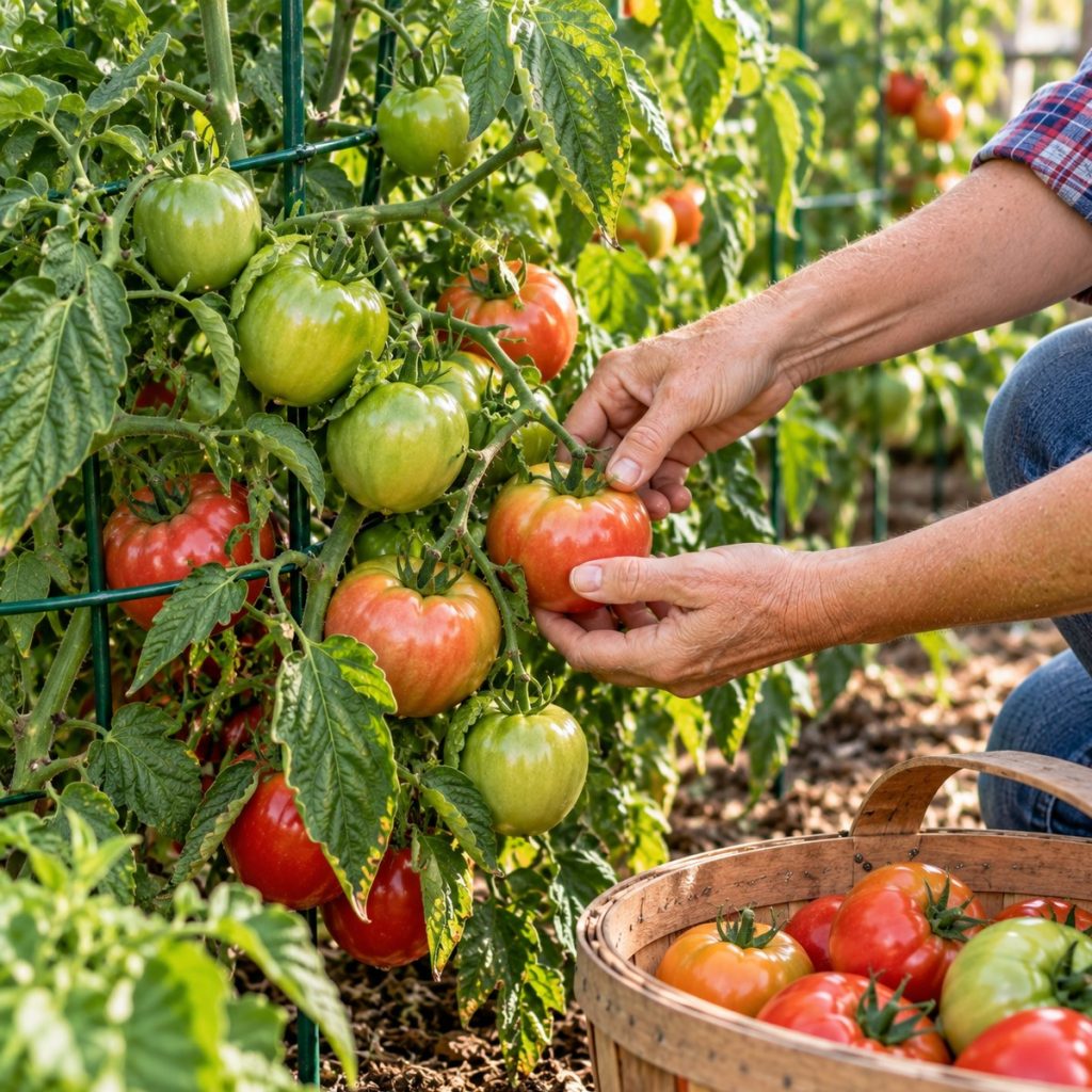 tomato plants in September