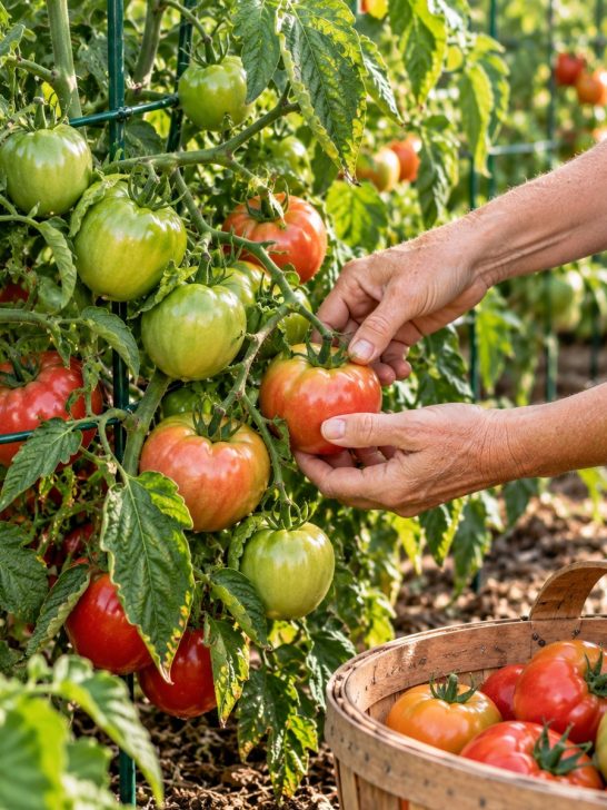 tomato plants in September