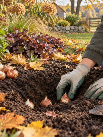 when and how to plant tulips in the fall