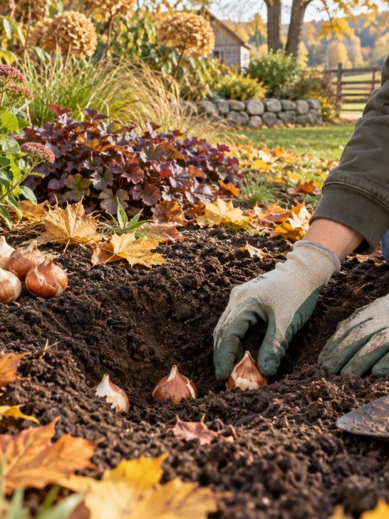 when and how to plant tulips in the fall