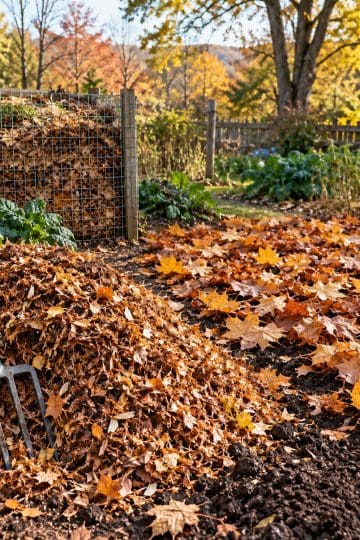 best way to use fall leaves